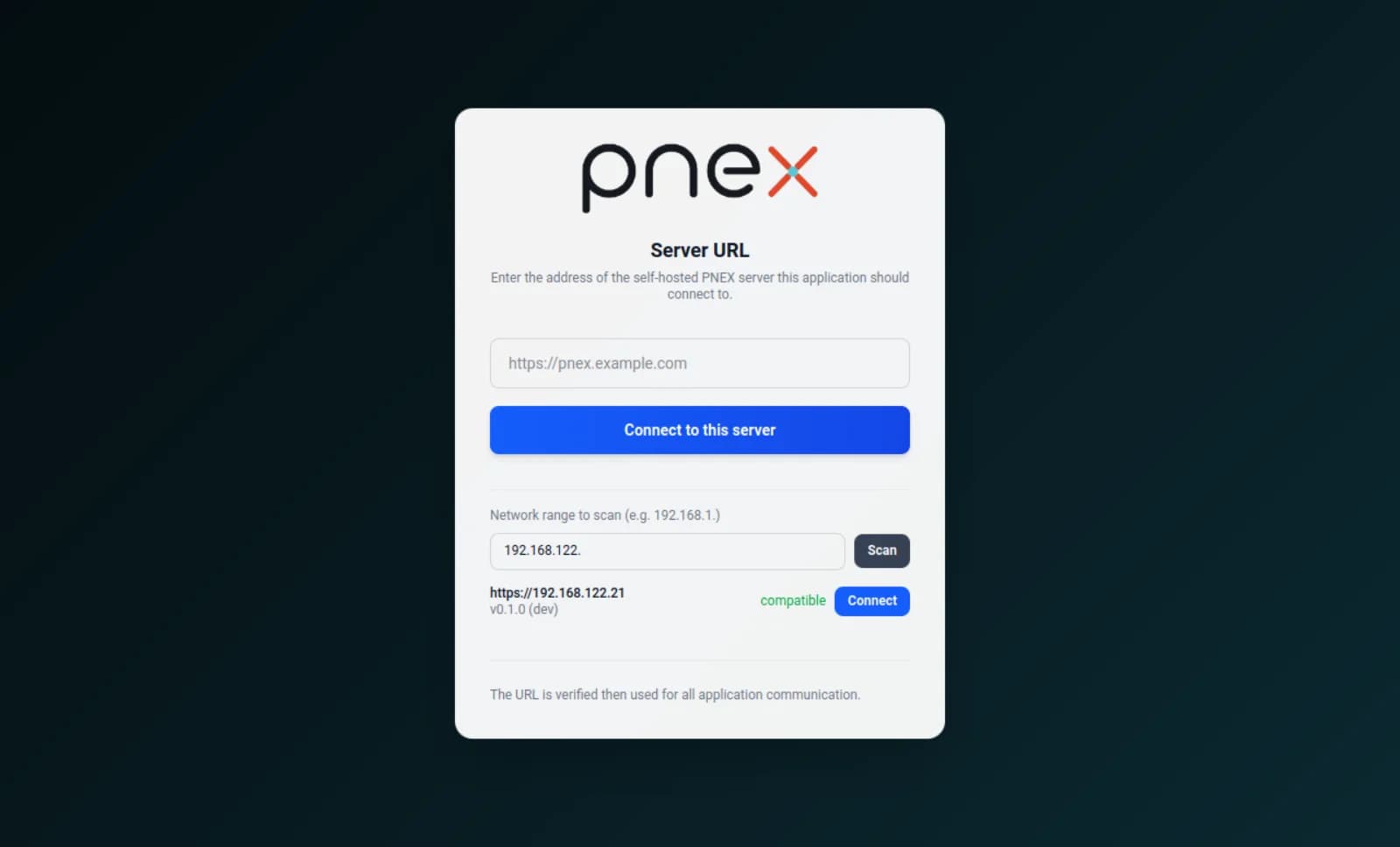 LAN scan: the Pi is found and compatible